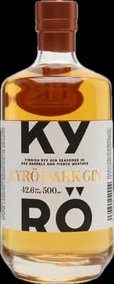 Bouteille de spiritueux : Dark Gin de la marque Kyrö