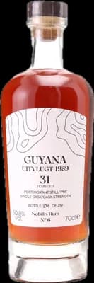 Bouteille de spiritueux : No. 6 de la marque Nobilis Rum