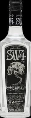 Bouteille de spiritueux : London Dry Gin de la marque SW4