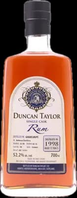 Bouteille de spiritueux : Single Cask Rum 1998 Aged 17 Years (Bellevue Distillery) de la marque Duncan Taylor