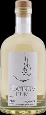 Bouteille de spiritueux : Platinum Rum de la marque N. Kröger