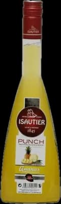 Bouteille de spiritueux : Punch Ananas de la marque Isautier