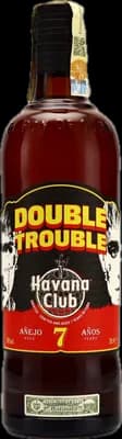 Bouteille de spiritueux : 7 Años Double Trouble de la marque Havana Club