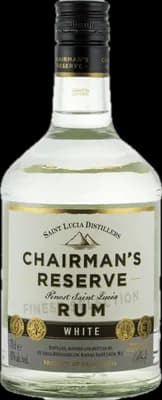 Bouteille de spiritueux : Chairman’s Reserve White Label de la marque Saint Lucia Distillers