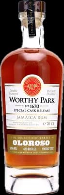 Bouteille de spiritueux : Special Cask Release #2 Oloroso de la marque Worthy Park