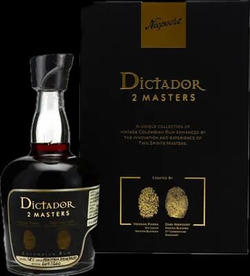 Bouteille de spiritueux : 2 Masters Niepoort de la marque Dictador
