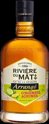 Bouteille de spiritueux : Arrangé Gingembre Agrumes de la marque Rivière du Mât
