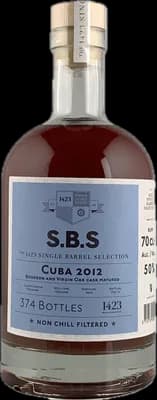 Bouteille de spiritueux : Cuba de la marque S.B.S