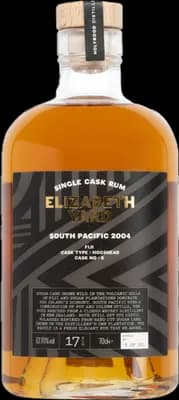 Bouteille de spiritueux : South Pacific 2004 Fiji de la marque Elizabeth Yard