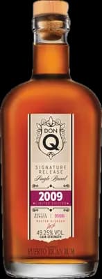Bouteille de spiritueux : Single Barrel 2009 de la marque Don Q