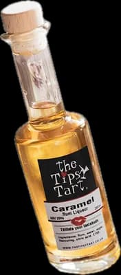 Bouteille de spiritueux : Caramel Rum Liqueur de la marque The Tipsy Tart