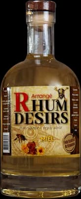 Bouteille de spiritueux : Miel de la marque Rhum Désirs