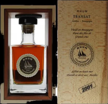 Bouteille de spiritueux : Millésime 2001 de la marque Charbonnaud