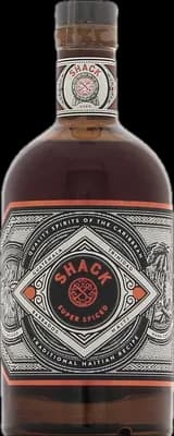 Bouteille de spiritueux : Spiced Rum de la marque Shack