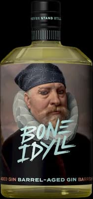 Bouteille de spiritueux : Barrel-Aged Gin de la marque Bone Idyll