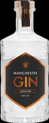 Bouteille de spiritueux : Signature Gin de la marque Manchester