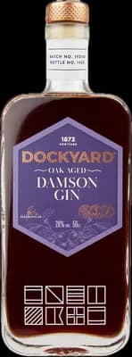 Bouteille de spiritueux : AOK Aged Damson Gin de la marque Dockyard