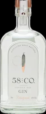 Bouteille de spiritueux : London Dry Gin de la marque 58 And Co