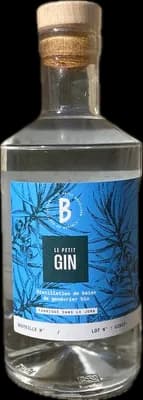 Bouteille de spiritueux : Le petit Gin de la marque Le petit Bouilleur