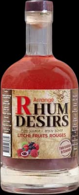 Bouteille de spiritueux : Litchi Fruits Rouges de la marque Rhum Désirs
