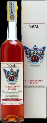 Bouteille de spiritueux : Clairin Ansyen Vaval 39 Mois Julian Biondi (ex-sherry) de la marque Vélier