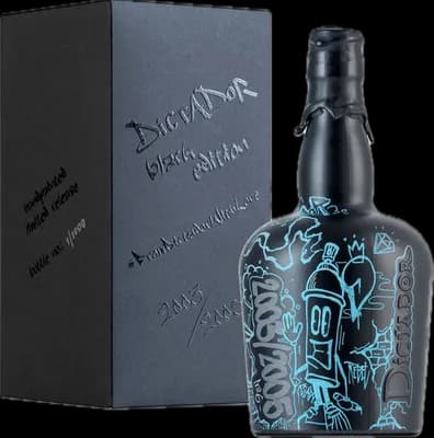 Bouteille de spiritueux : Black Edition Fingers Crossed de la marque Dictador