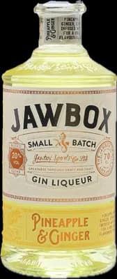Bouteille de spiritueux : Pineapple & Ginger Gin Liqueur de la marque Jawbox