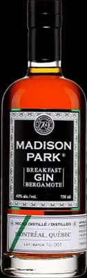 Bouteille de spiritueux : Breakfast Gin Bergamote de la marque Madison Park