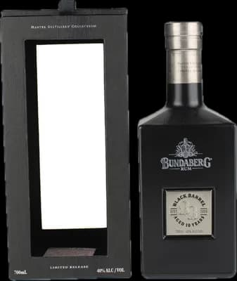 Bouteille de spiritueux : Black Barrel 10 Years 2005 de la marque Bundaberg
