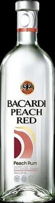 Bouteille de spiritueux : Peach Red de la marque Bacardi