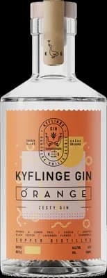 Bouteille de spiritueux : Orange Zesty Gin de la marque Kyflinge Gin