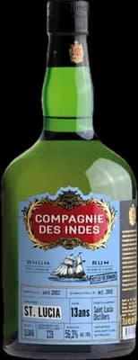 Bouteille de spiritueux : St. Lucia 13 Ans Cask Strength – Single Cask (Danemark Only) de la marque Compagnie des Indes