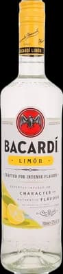 Bouteille de spiritueux : Limón de la marque Bacardi
