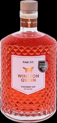 Bouteille de spiritueux : Pink Fit Strawberry Gin de la marque Winston Quinn