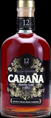 Bouteille de spiritueux : XO Extra Viejo Ron Cubano de la marque Cabaña
