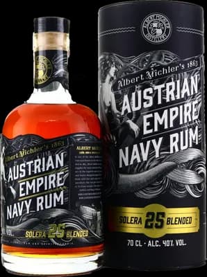 Bouteille de spiritueux : Solera 25 de la marque Austrian Empire Navy Rum