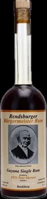 Bouteille de spiritueux : Rendsburger Bürgermeister Rum de la marque Port Mourant