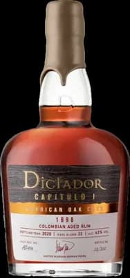 Bouteille de spiritueux : Capitulo 1 American Oak Cask 1998 de la marque Dictador