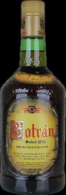 Bouteille de spiritueux : Solera 1893 Premium Gold Rum de la marque Botran