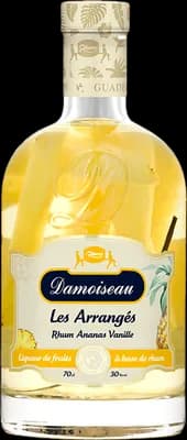 Bouteille de spiritueux : Les Arrangés Ananas Vanille de la marque Damoiseau