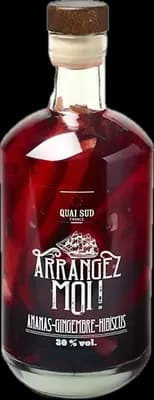 Bouteille de spiritueux : Arrangez-Moi Ananas-Gingembre-Hibiscus de la marque Quai Sud