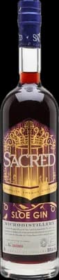 Bouteille de spiritueux : Organic Sloe Gin de la marque Sacred