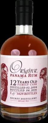 Bouteille de spiritueux : Panama Rum de la marque Origin R.