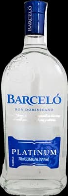 Bouteille de spiritueux : Gran Platinum de la marque Ron Barceló