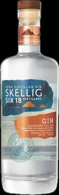 Bouteille de spiritueux : Artisan Pot Still Gin de la marque Skellig Six 18 Distillery
