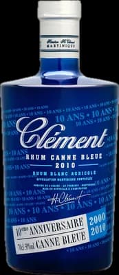 Bouteille de spiritueux : Canne Bleue de la marque Clément