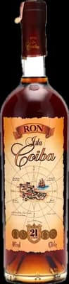 Bouteille de spiritueux : 21 Años de la marque Isla Coiba