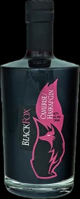 Bouteille de spiritueux : Camerise / Haskap Gin de la marque Black Fox