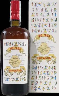 Bouteille de spiritueux : MG Rhum Agricole de la marque Vélier