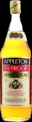 Bouteille de spiritueux : Gold 151 Proof de la marque Appleton Estate